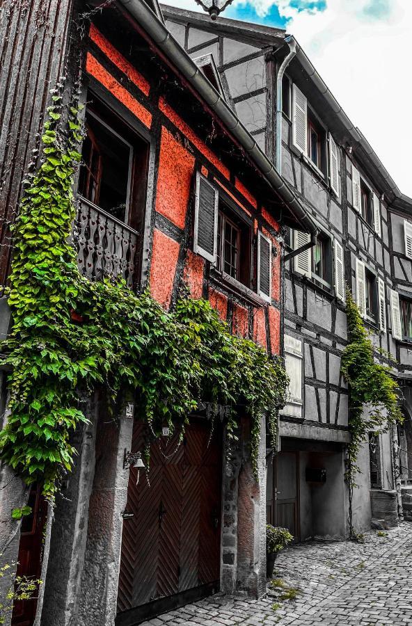 La Maison Rouge Au Coeur De La Ville. 利克维 外观 照片